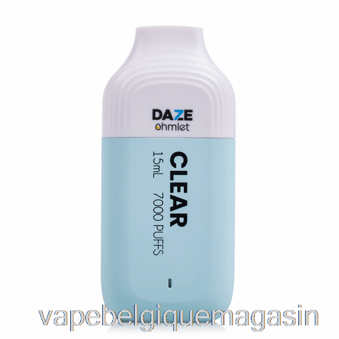 Vape Belgique 7 Daze Ohmlet 7000 Jetable Clair